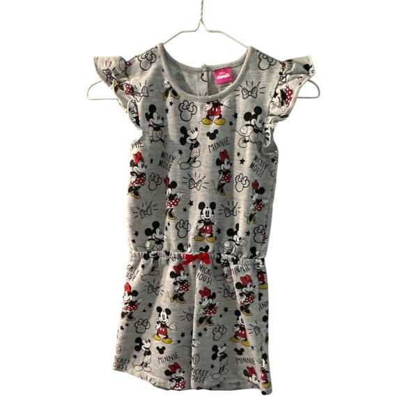 Disney Jr Minnie and Mickey Mouse Jumpsuit Shorts Size 6x - Picture 1 of 3
